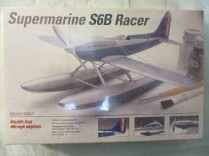 lot 153 image: Testors-148 Scale, Supermarine S6B Racer Model Airplane Kit, 910