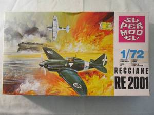lot 145 image: SUPER-MODEL, 172 Scale, RE 2001 REGGIANE, Model airplane Kit, Made In Italy, #10-003