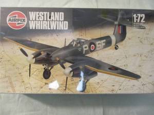 lot 143 image: AIRFIX- 172 Scale, Westland-Whirlwind, Model Airplane Model, #02064