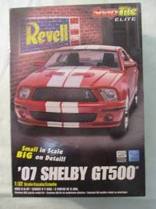 lot 157 image: REVELL-Snap Tite Elite- 132 Scale, 07 Shelby GT500, Model Car Kit, #85-1667