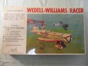 lot 197 image: Williams Brothers- 132 Scale, WEDELL-WILLIAMS RACER, Model Airplane Kit, 32-121