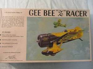 lot 193 image: Williams Bros. 132 Scale, Gee Bee Z Racer Model Airplane Kit. #32-426