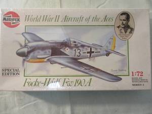 lot 227 image: AIRFIX- Special Edition, 172, Focke-Wulf-Fw190-A, WW- Aircraft of the Aces, Model Airplane Kit, # 02085