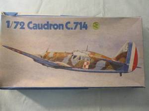lot 233 image: CAUDRON, C-714, 1145 Scale, Model Airplane Kit, Made In Poland