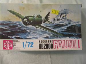 lot 285 image: SUPER-MODEL, 172 Scale, RE 2002 REGGIANE FALCO, Model airplane Kit, Made In Italy, #10-002