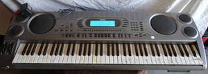 lot 1 image: Casio WK-1630 76-Note Touch-Sensitive Portable Electronic Keyboard - Amazing Sound