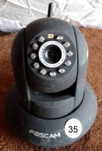 lot 35 image: FOSCAM  WIRELESS WIFI IP SECURITY CAMERA InternetSmartphoneNight Vision