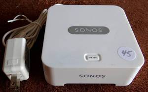 lot 45 image: Sonos Bridge Only Wireless HiFi Music System Streamer White