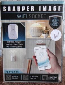 lot 61 image: Sharper Image Wi-Fi WiFi Socket Outlet Smart Wireless Smartphone iPhone Android