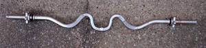 lot 75 image: NICE MULTI HOLD POSITION CURL WEIGHT BAR