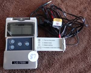 lot 87 image: LG 7500 DIGITAL MUSCLE STIMULATOR WITH ELECTRODES