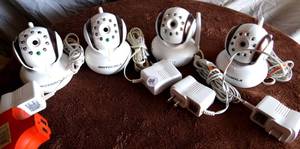 lot 94 image: LOT OF 4 - Motorola MBP36BU Additional Camera for Motorola MBP33  MBP36 Baby Monitor