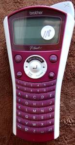 lot 118 image: Brother P-Touch PT-1090 Label Thermal Printer Portable Handheld