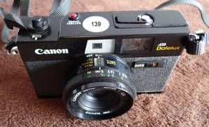 lot 139 image: RARE Canon A35 Datelux 35mm Film Rangefinder Camera 40mm F2.8 From Japan