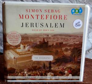 lot 156 image: Jerusalem - Audiobook, By Simon Sebag Montefiore - 21 CD COLLECTION