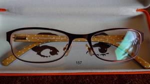 lot 157 image: LOVELY KATE SPADE  CUSTOM EYEGLASS FRAMES WITH HARD CASE