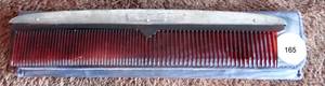 lot 165 image: VERY COOL ANTIQUE SILVER (STERLING) COMB IN CASE