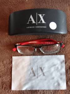 lot 179 image: Armani Exchange AX 1009 Eyeglass Designer Frames with case & cleaning cloth