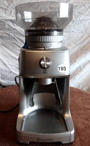 lot 193 image: BREVILLE COFFEE GRINDER - SIZE RING LOCKED UP - EVERYTHING ELSE WORKING