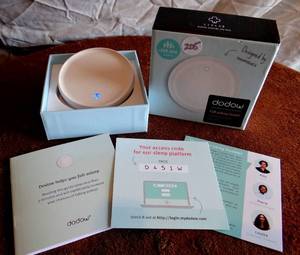 lot 205 image: Dodow Electronic Sleep Aid Device Fall Asleep Faster Insomnia New Open Box