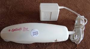 lot 223 image: Vintage EPILADY TRIO  Cordless Epilator 3-Speed Rechargeable - LIKE NEW