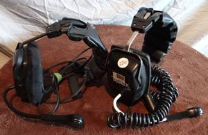 lot 230 image: LOT OF 2 -  Telex PH1 Intercom Head Set 64438