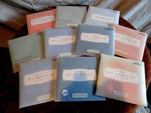 lot 240 image: My Acrylix Close To My Heart Stamp Set - ASSORTMENT OF 10