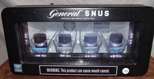 lot 246 image: General Snus Cooler WITH LIGHTED CASE - SEEMS TO BE IN WORKING ORDER