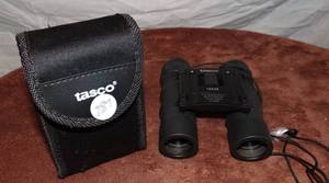 lot 287 image: Tasco 10x25 Binoculars # 168RB wCarry Case