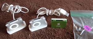 lot 343 image: LOT OF 3 - Apple iPod Shuffle Portable Music Player with 2 Chargers - THEY DONT MAKE THESE ANYMORE