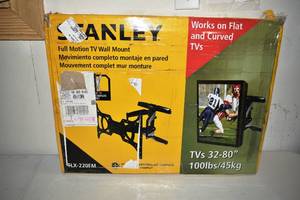lot 14 image: Stanley TLX-220FM Full Motion TV Wall Mount for sizes 32 - 80