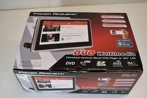 lot 28 image: Power Acoustik PHD-101 DVD Player w Universal Headrest