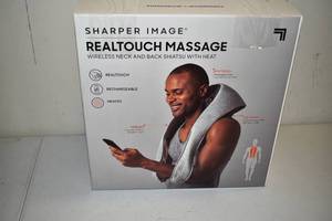 lot 41 image: Sharper Image Realtouch Massage Neck and Back w Heat