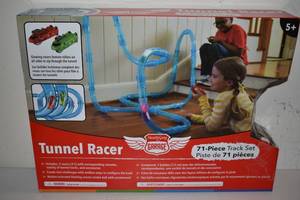 lot 101 image: HearthSong Garage Tunnel Racer Kids Toy