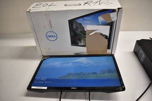 lot 117 image: Dell 22 SE2216H Monitor (Missing Stand, includes power cable)