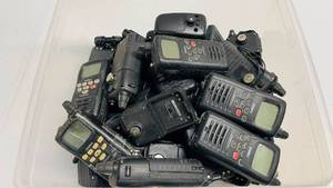 lot 155 image: West Marine Radio Lot in Bucket