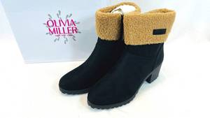 lot 169 image: Olivia Miller Womens Boots OMP-2408 Black Size 9