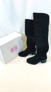 lot 173 image: Olivia Miller Womens Knee High Boots OMP-2401 Black Size 6