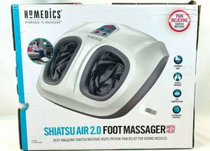 lot 189 image: Homedics Shiatsu Air 2.0 w Heat White