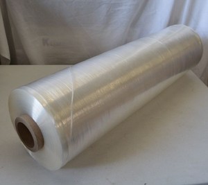 lot 39 image: Shrink-wrap Roll 36 x 9.5 in Diameter Approximately 5K-7k ft- (1 Total)