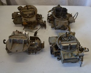 lot 4 image: 2 Holley 4 barrel Carburetors and 2 2 barrel carburetors