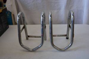 lot 45 image: Pingel Wheel Chock, 2 Total one 6 12Inch wide other is 5 12 Inch wide