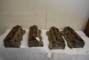 lot 55 image: GM V6  3.33.8L 89-93 GM 3.0 85-97 Cast Iron rebuilt Heads  (4 Total) 2 sets