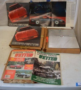 lot 94 image: Corvette Magazines from 19851986 and Brochures