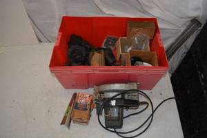 lot 106 image: 1935 Water Pump Repair Kit, 7 14 Circular Saw and More Misc. Automotive parts and more