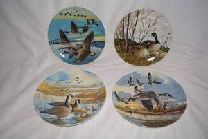 lot 216 image: Donald Pentz Plates The Landing, The Family, Southward Bound,  and Nesting