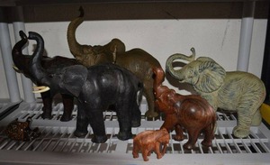 lot 146 image: Elephant Statues