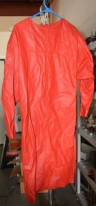 lot 145 image: Red Leather Dress by G3, Lined, Size Large