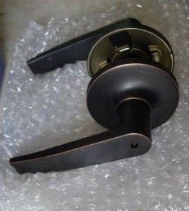 lot 189 image: Better Home Products Straight Lever # 20111DB, Dark Bronze