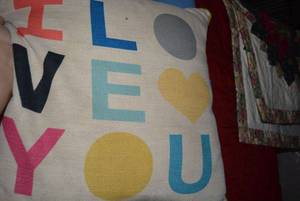 lot 225 image: Quiltd Pillow Shams, Twin size Quilted Blanket, Blue Acrylic Blanket and Throw Pillow